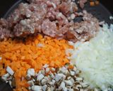 余ったごはんで野菜たっぷりチャーハン作り方1写真