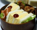 オムレツのサンドイッチ チーズ&プレーン作り方10写真