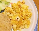 白菜の和風スクランブルエッグ作り方6写真