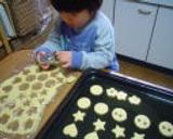 子供と一緒に型抜きクッキー作り方6写真