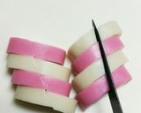 かまぼこ飾り切り☆矢羽根作り方3写真