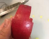エグゼイド・ガシャットのりんご飾り切り作り方3写真