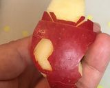 エグゼイド・ガシャットのりんご飾り切り作り方7写真