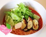 ビーガントマトラーメン五葷抜き米粉麺作り方6写真