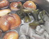 椎茸と蒟蒻と昆布の煮しめ作り方7写真
