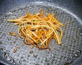 節約簡単！人参牛蒡の甘辛炒め作り方3写真