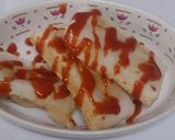 簡単☆揚げたお餅で♪キムチチーズ焼き作り方4写真
