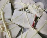 お正月にも！なめ茸&海苔 和風餅ピザ作り方3写真
