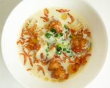 鹹豆漿　シェントウジャン　台湾豆乳スープ作り方5写真