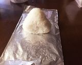メモ【自家製パリパリおむすび包み方】作り方7写真