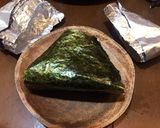 メモ【自家製パリパリおむすび包み方】作り方12写真