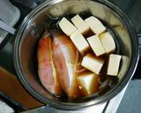 煮崩れなし！カレイと豆腐の煮付け♪作り方3写真
