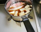 煮崩れなし！カレイと豆腐の煮付け♪作り方4写真