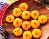 クリチでお団子風!南瓜クリチひよこ団子作り方15写真