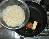 明太子きしめん♪タラコうどん♪簡単ランチ作り方5写真