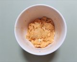 簡単ランチ！小松菜と豚肉、卵の焼うどん作り方5写真