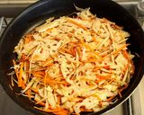 【腸活】蒸し焼きごぼうサラダ蓮根入り作り方3写真