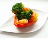パプリカとブロッコリーと海老のサラダ作り方6写真