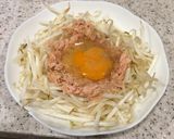 5分で完成！もやしのツナ玉蒸し作り方2写真