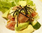 まぐろとアボカドのポン酢和え作り方4写真