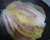 白菜のブイヨン煮　チーズソース作り方2写真
