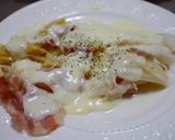 白菜のブイヨン煮　チーズソース作り方4写真
