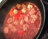 ラム肉団子 赤ワイン煮込み作り方3写真