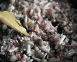 きのこ納豆そぼろ丼作り方2写真
