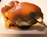 簡単★ふっくらアーモンドホットケーキ作り方6写真
