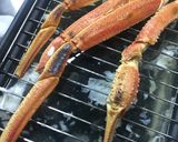 冷凍の松葉ガニで・焼きガニ作り方2写真