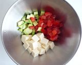 アボカドとトマトと豆腐のハニーマスタード作り方4写真