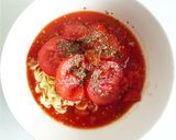 トマトたっぷり　トマトラーメン作り方4写真