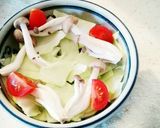 蒸し野菜の巣ごもり卵♪作り方1写真