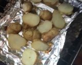 魚焼きグリルで☆菊芋のカレーポテト作り方2写真