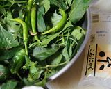唐辛子の葉と糸こんにゃくの炊いたん作り方1写真