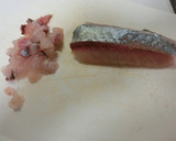 アジのたたき　塩こうじ、白味噌　ゴマ和え作り方1写真