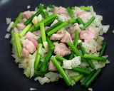 豚肉ポン酢スパゲティ＠ワンコインで３人前作り方3写真