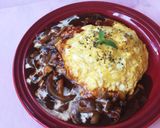 煮込みガーリックハンバーグ作り方18写真