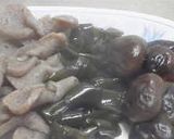 椎茸と蒟蒻と昆布の煮しめ作り方8写真