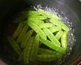 わが家のおせち♪さやえんどう作り方2写真