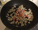 簡単☆カニかまレタスチャーハン作り方6写真