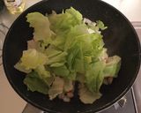 簡単☆カニかまレタスチャーハン作り方7写真