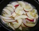 風邪に！ムネ肉のりんご煮作り方3写真