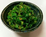 セロリの葉でもう１品♪セロリの葉の和え物作り方6写真