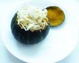 坊ちゃんかぼちゃで　かぼちゃグラタン作り方7写真
