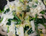 ロールイカと野菜のミルク炒め作り方5写真