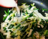 ロールイカと野菜のミルク炒め作り方8写真