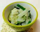 ロールイカと野菜のミルク炒め作り方9写真