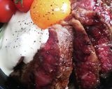 手軽♪ローストビーフ丼＊ステーキでも豪華作り方9写真