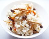 干ししめじの炊き込みご飯作り方6写真
